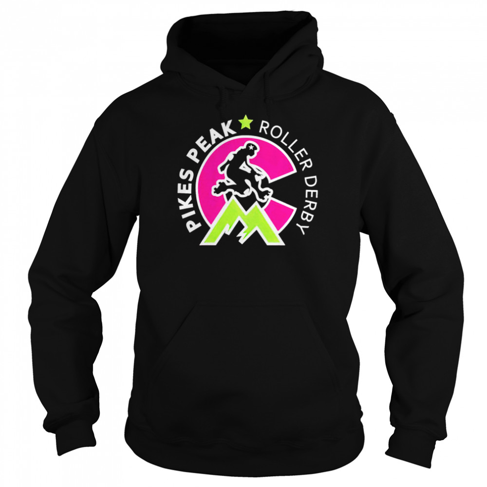 Pikes peak roller derby shirt Unisex Hoodie