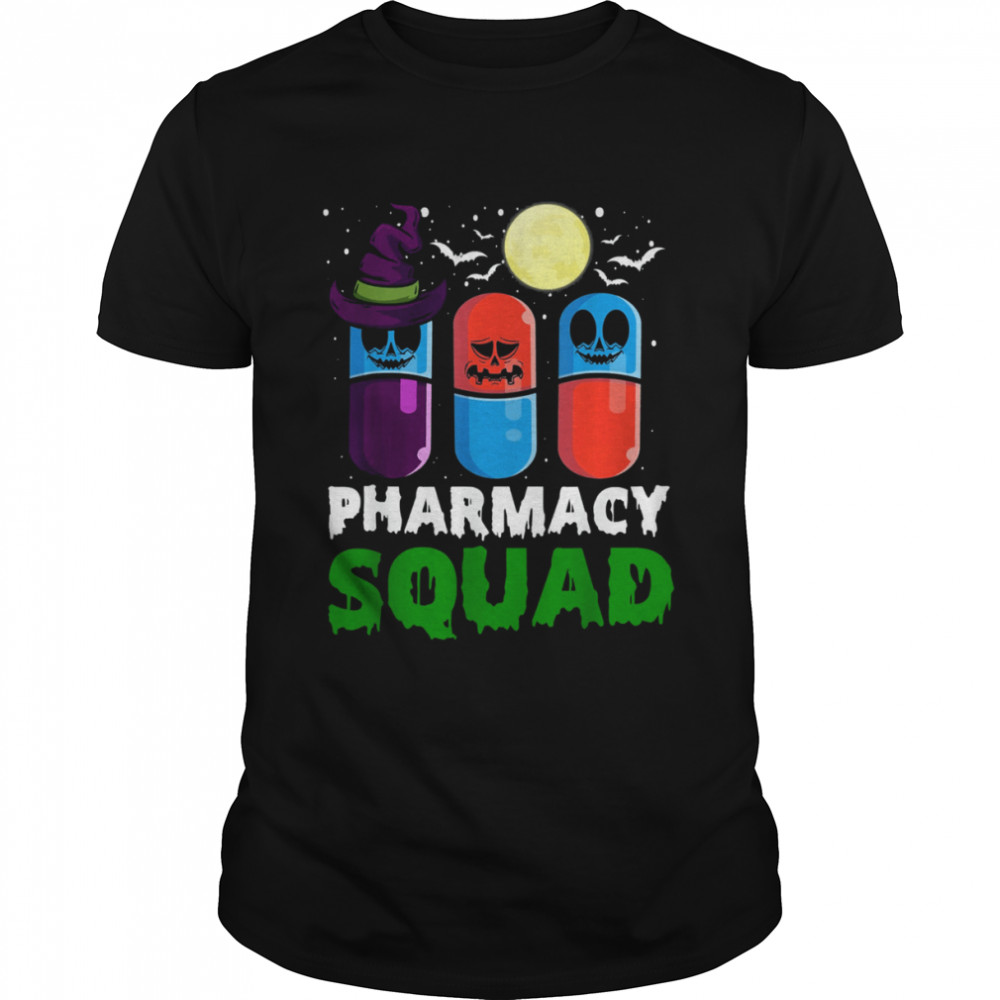 Pills Pharmacist Costume Halloween Pharmacy Squad T- Classic Men's T-shirt