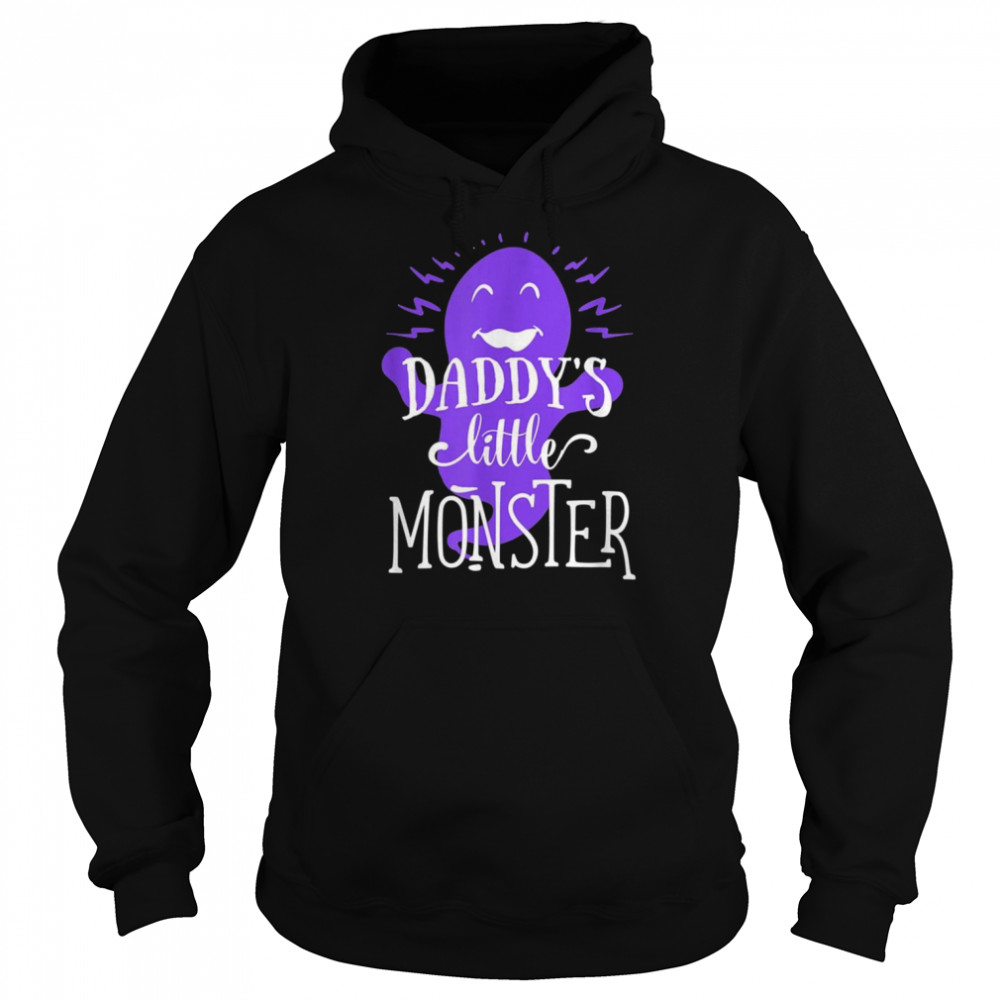 Purple Little Monster Halloween Single Dad shirt Unisex Hoodie