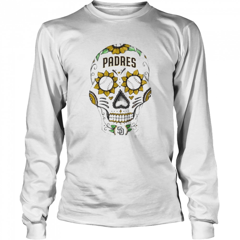 New Era San Diego Padres Headwear Hookup Sugar Skull T-Shirt 2022 Black