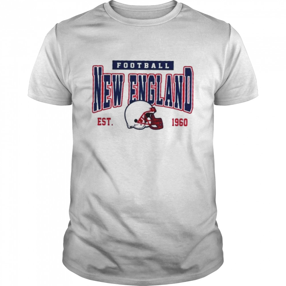 Retro Sport New England Patriots T Shirt Men Large L Blue Red Graphic  Football