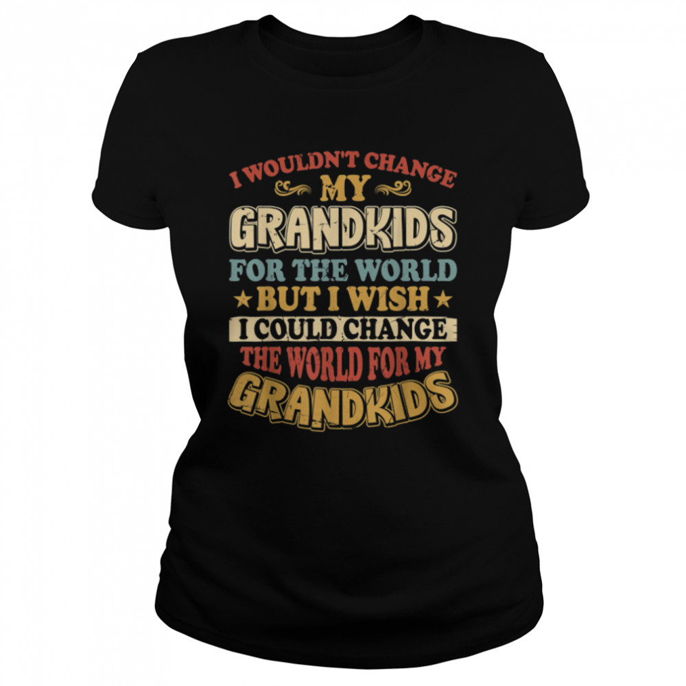 Womens My Grandkids Are My Favorite, Blessed Grandma Funny T Shirt