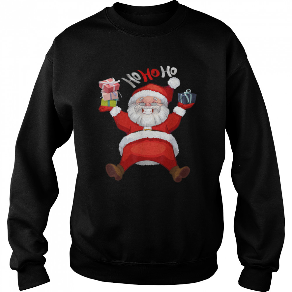 Funny HOHOHO santa claus merry christmas eve gift for family T-Shirt  B0BK1XN6RB - T Shirt Classic