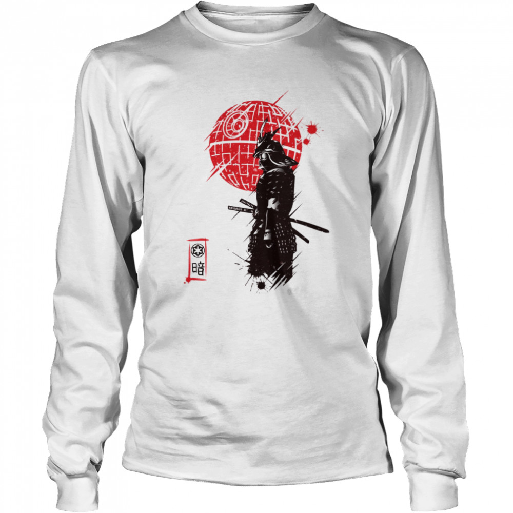 Darth Vader Star Wars Japanese Samurai Deathstar shirt - T