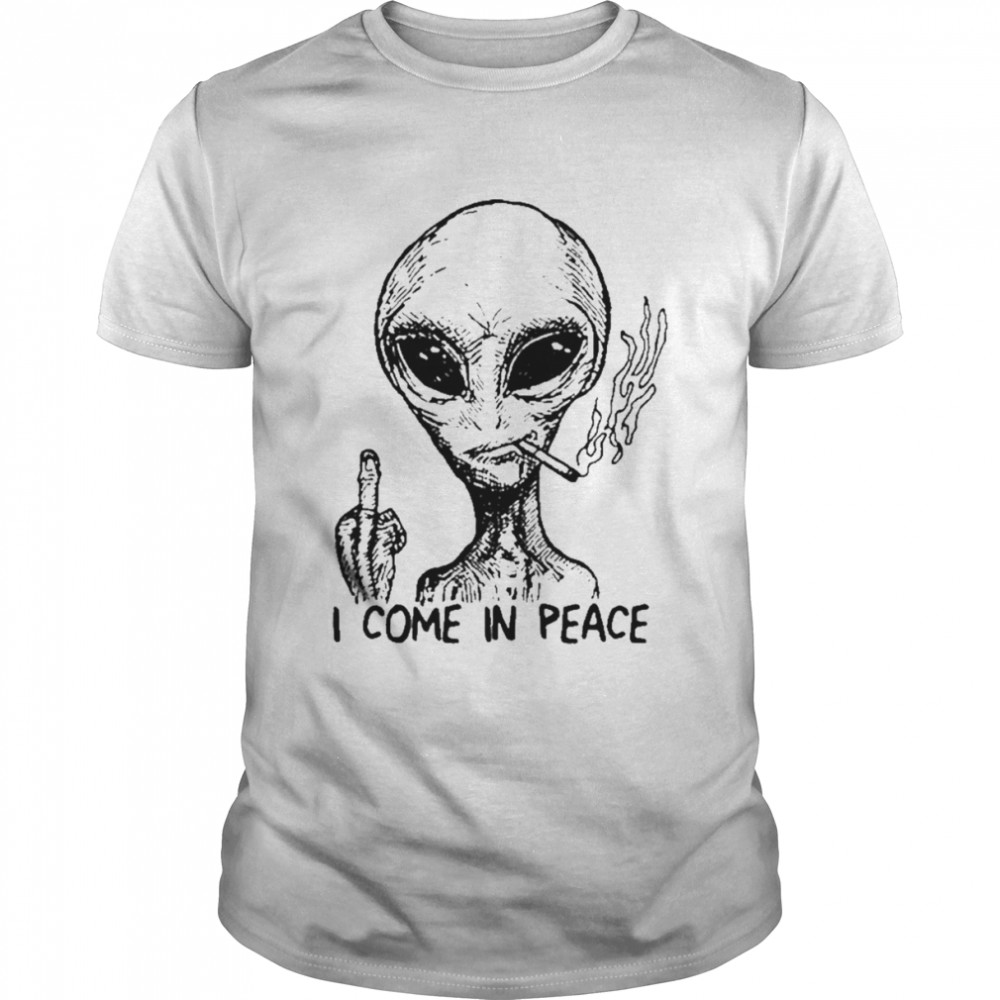 Alien I come in peace T-shirt Classic Men's T-shirt