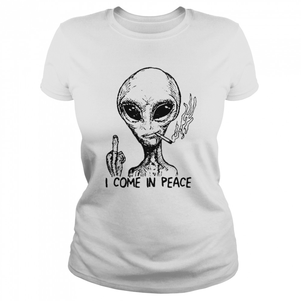 Alien I come in peace T-shirt Classic Women's T-shirt