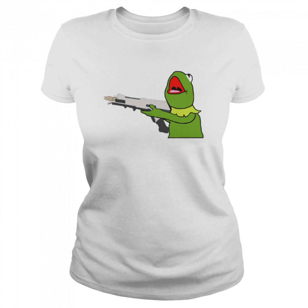 Kermit With An R-301 Muppet Show X Apex Legends shirt Classic Women's T-shirt