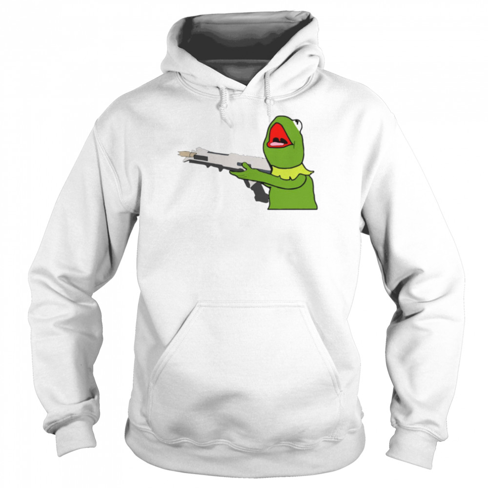 Kermit With An R-301 Muppet Show X Apex Legends shirt Unisex Hoodie