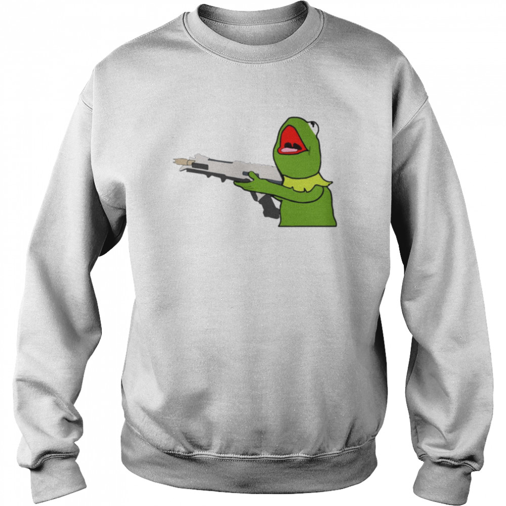 Kermit With An R-301 Muppet Show X Apex Legends shirt Unisex Sweatshirt