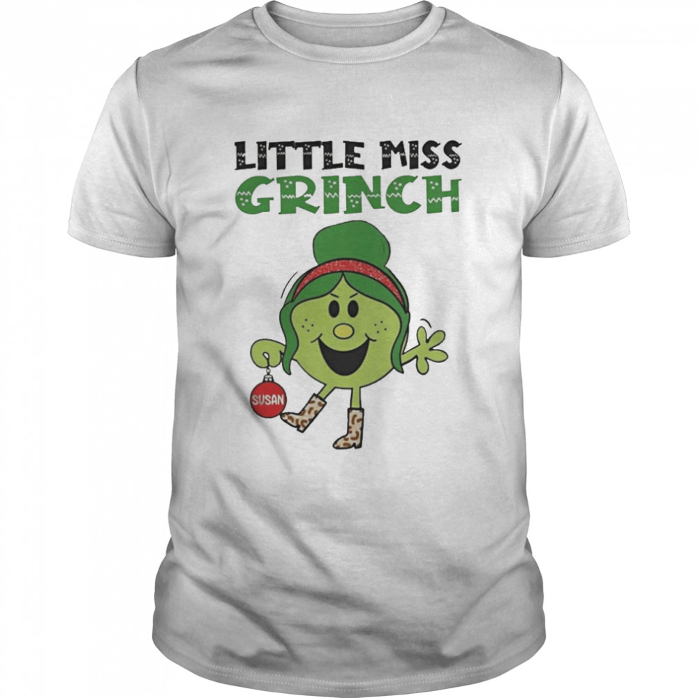 Little Miss Grinch Merry Christmas shirt Classic Men's T-shirt