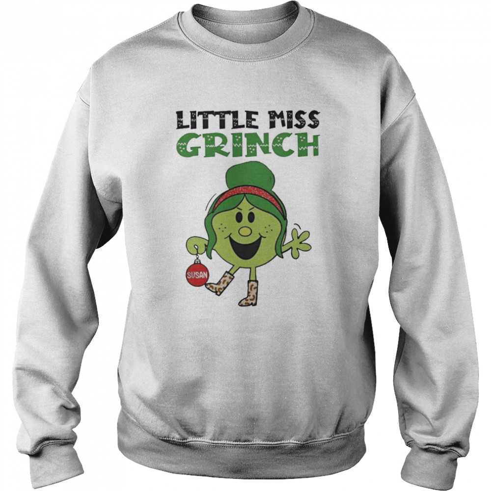 Little Miss Grinch Merry Christmas shirt Unisex Sweatshirt