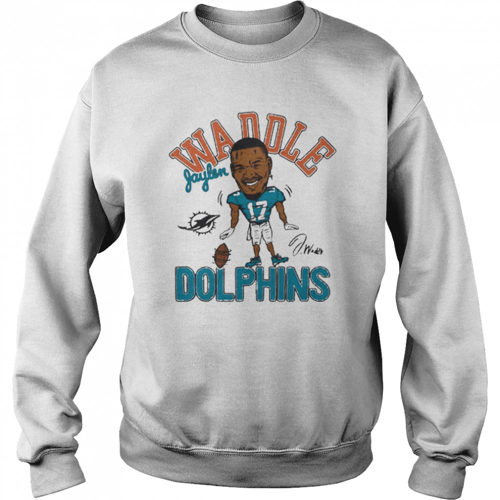 Miami Dolphins Jaylen Waddle Signature shirt Unisex Sweatshirt