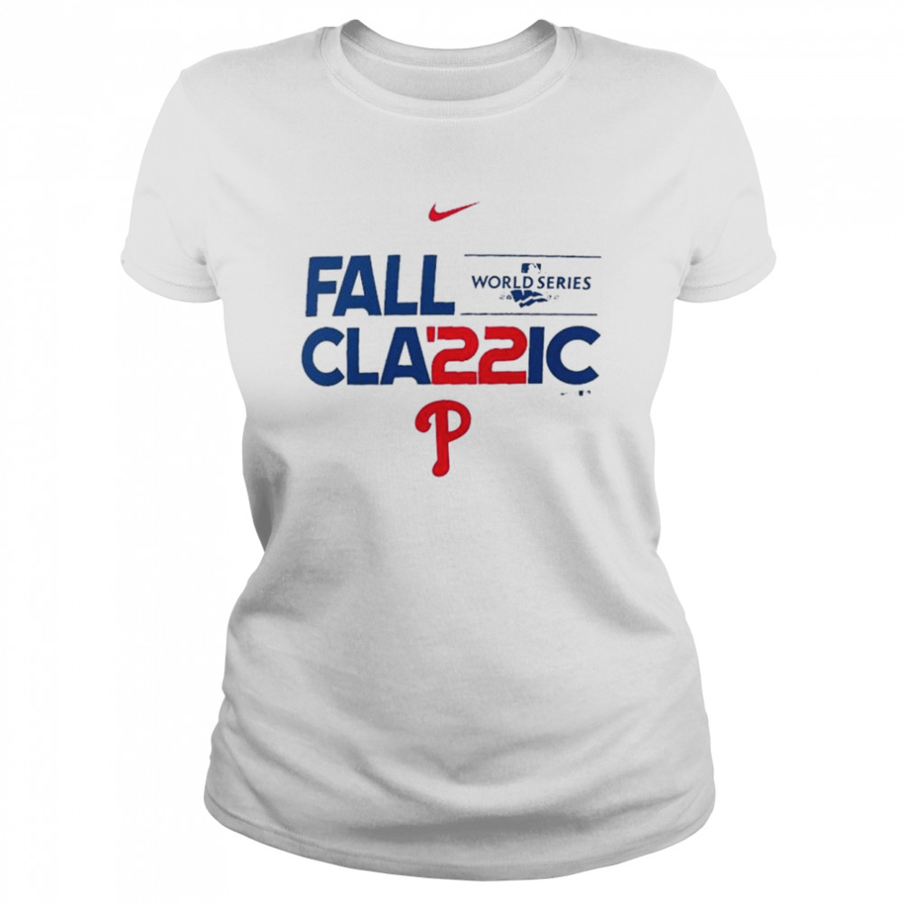 Philadelphia Phillies Nike 2022 Fall Classic World Series Classic Women's T-shirt