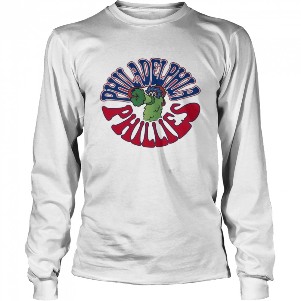 Philadelphia Phillies Phanatic Cartoon 2022 Long Sleeved T-shirt