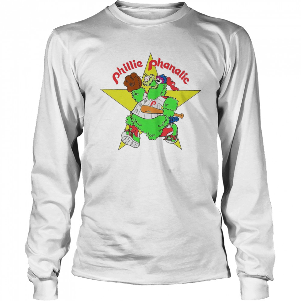 Phillie Phanatic Philadelphia Phillies T-shirt Long Sleeved T-shirt