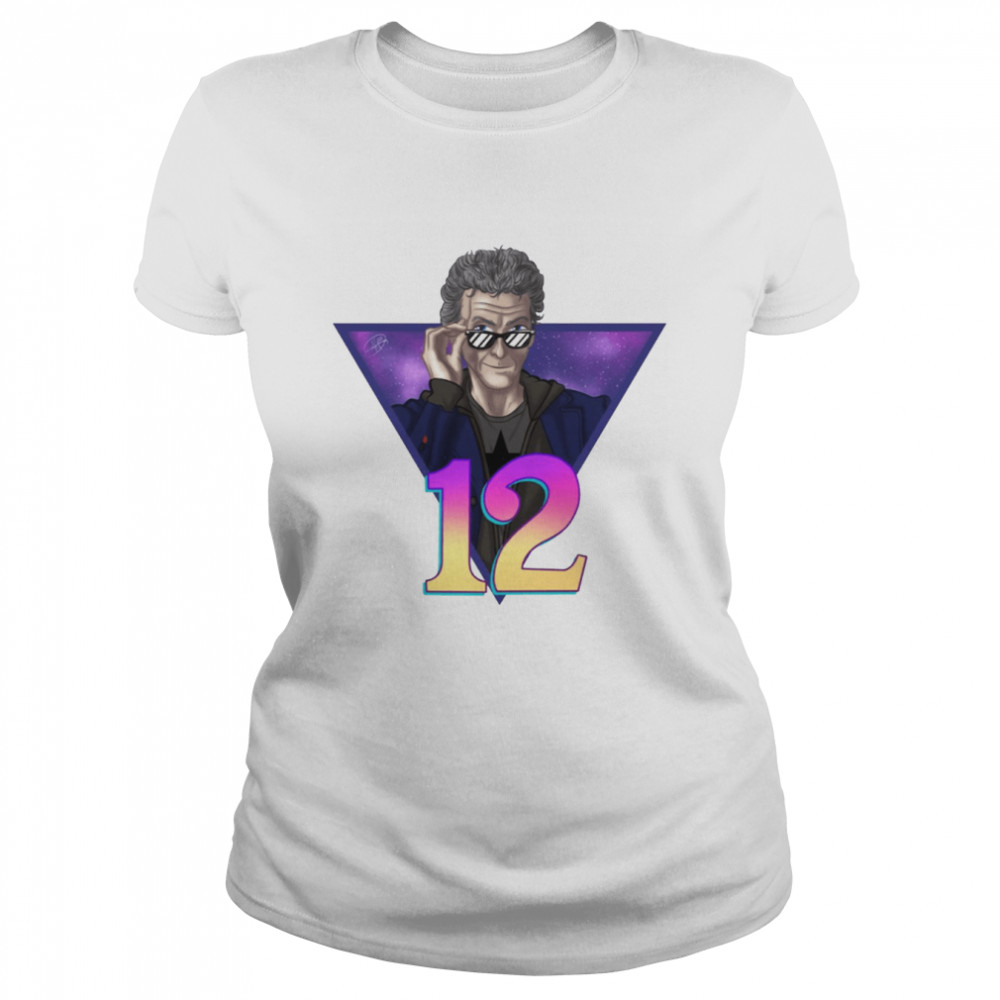 Retro Doctor Who 12th Doctor shirt Classic Women's T-shirt