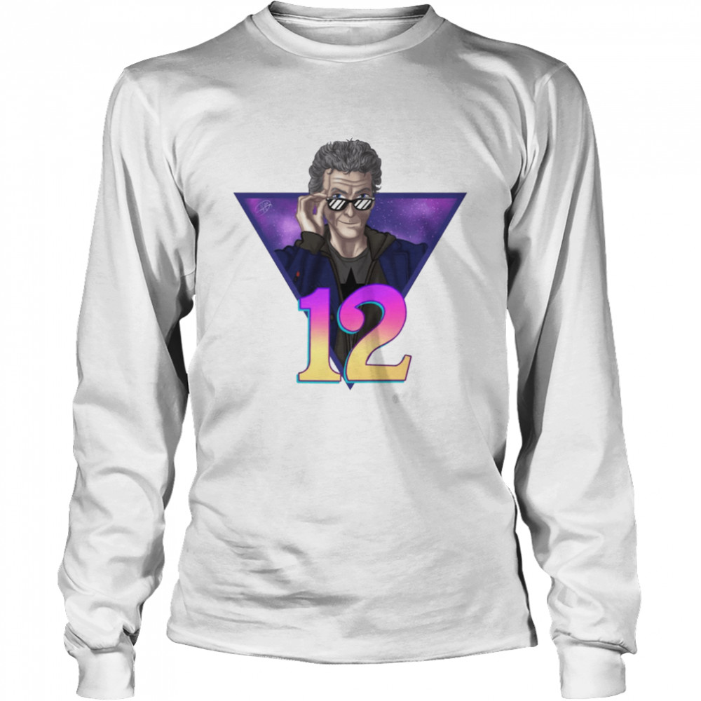 Retro Doctor Who 12th Doctor shirt Long Sleeved T-shirt