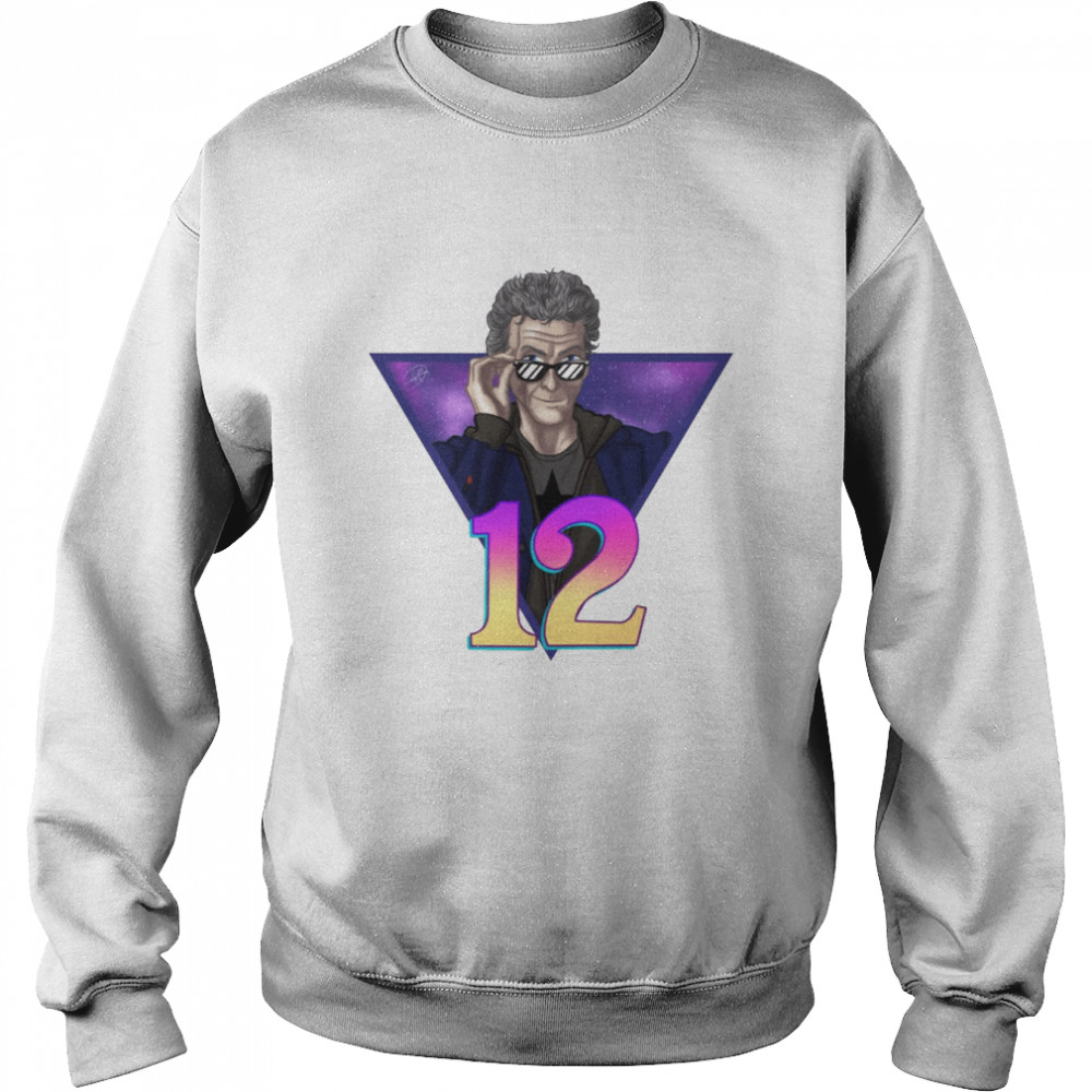 Retro Doctor Who 12th Doctor shirt Unisex Sweatshirt