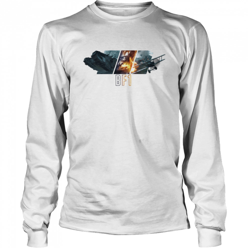 Series Bf1 Battlefield 1 Game shirt Long Sleeved T-shirt