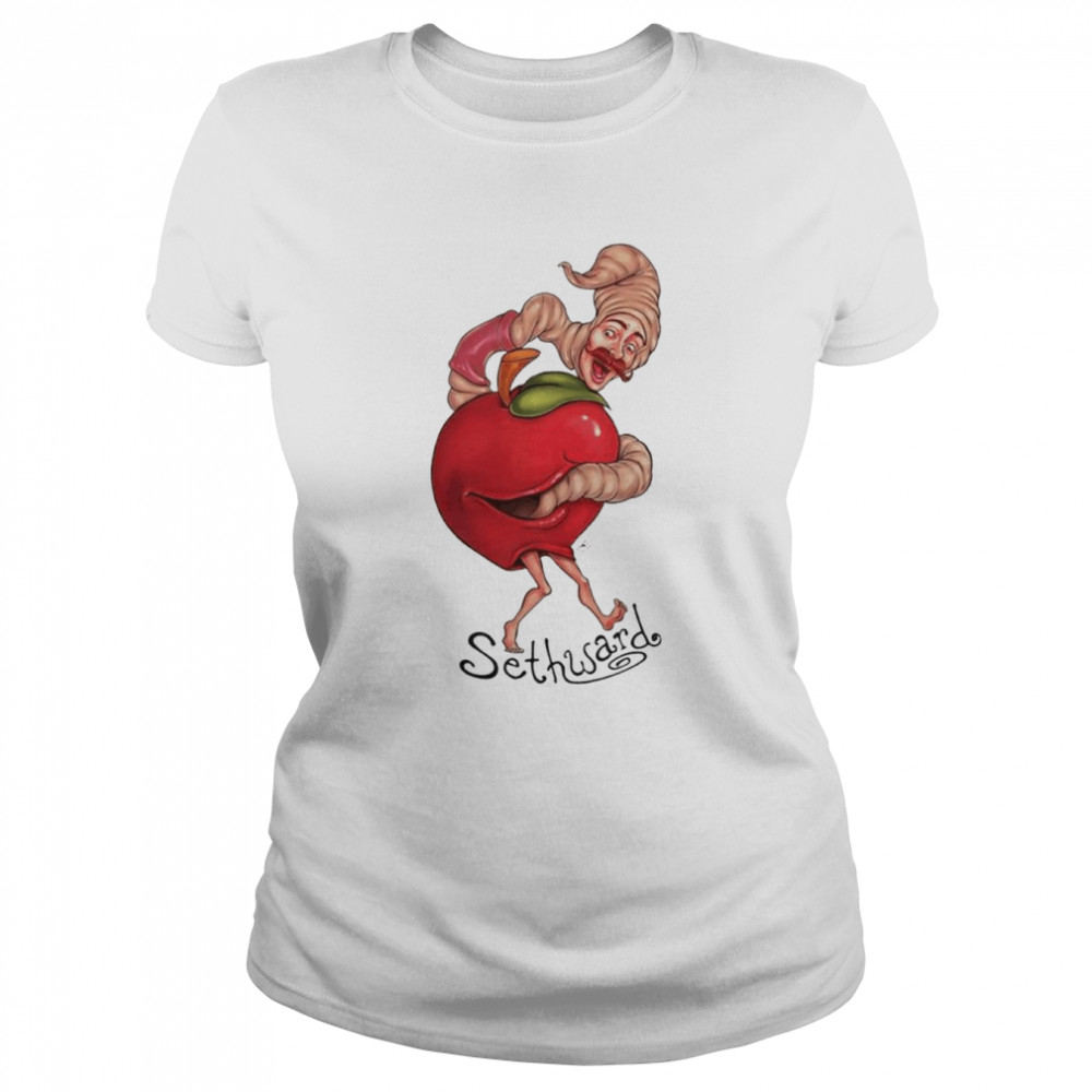 Sethward the Worm and Big Apple Buddies T- Classic Women's T-shirt