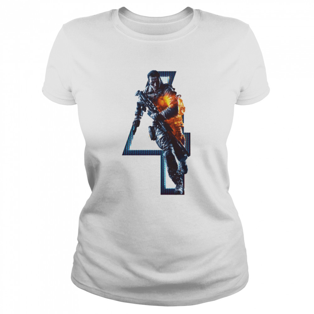 Shooter Game Battlefield 4 shirt Classic Women's T-shirt