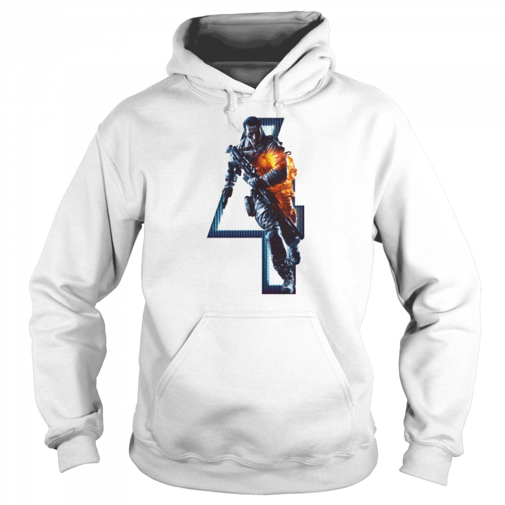 Shooter Game Battlefield 4 shirt Unisex Hoodie