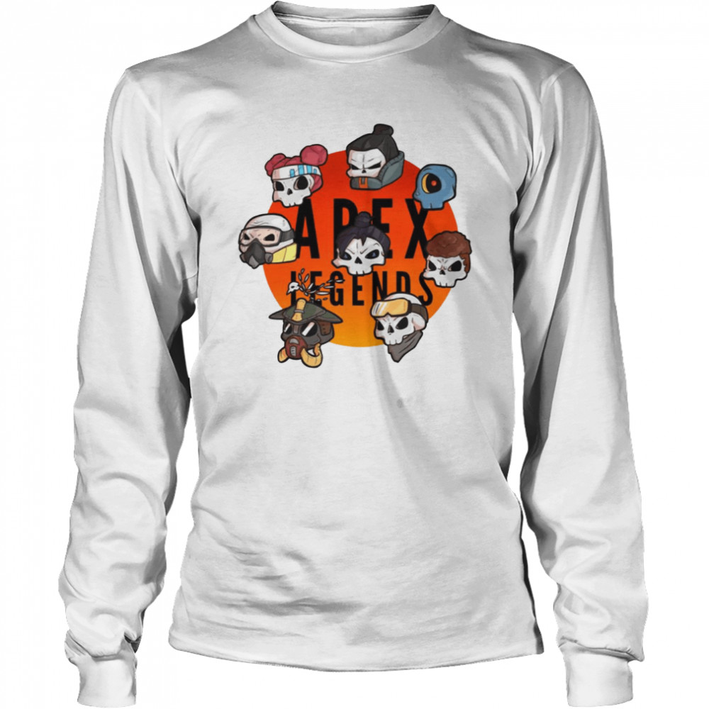 Skull Legends Apex Legends shirt Long Sleeved T-shirt