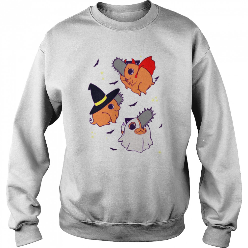 The Witch Pochita Chainsaw Man shirt Unisex Sweatshirt