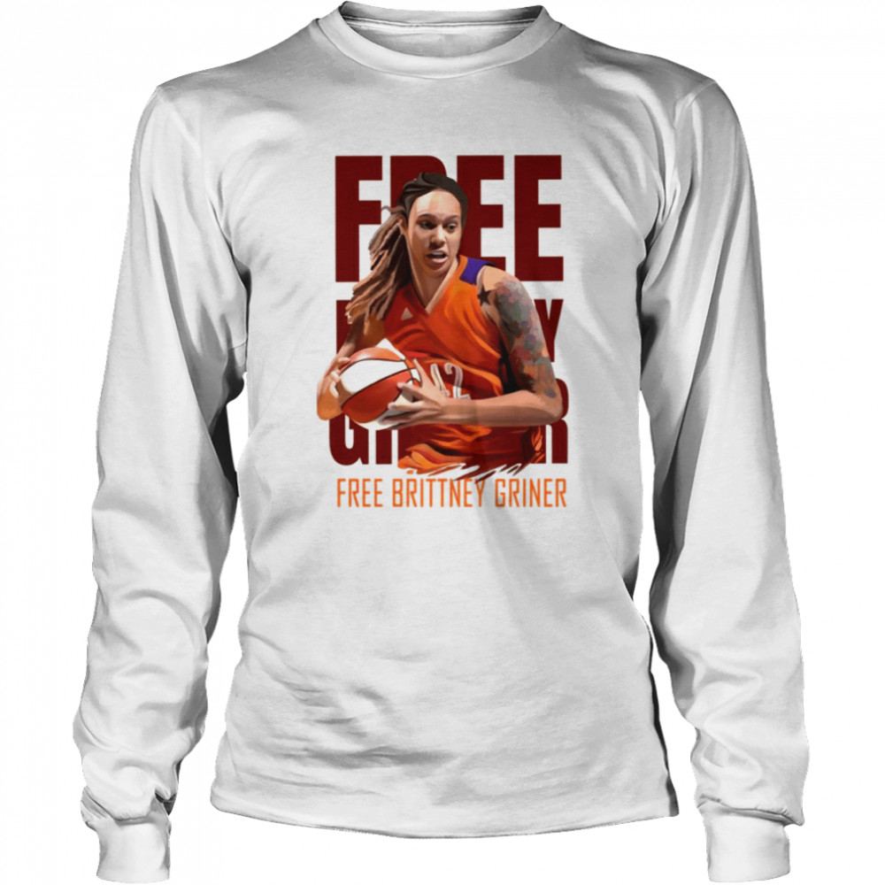 Trending Wnba Free Brittney Griner Basketball shirt Long Sleeved T-shirt