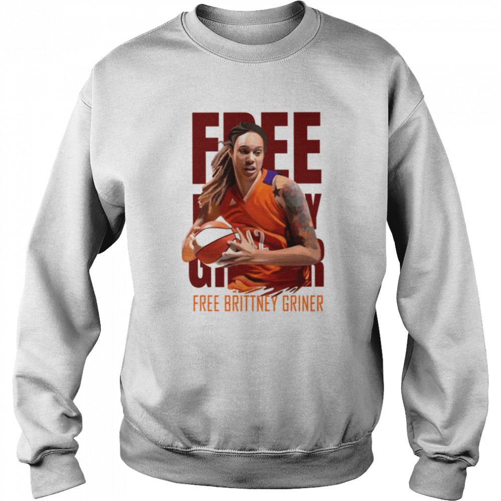 Trending Wnba Free Brittney Griner Basketball shirt Unisex Sweatshirt