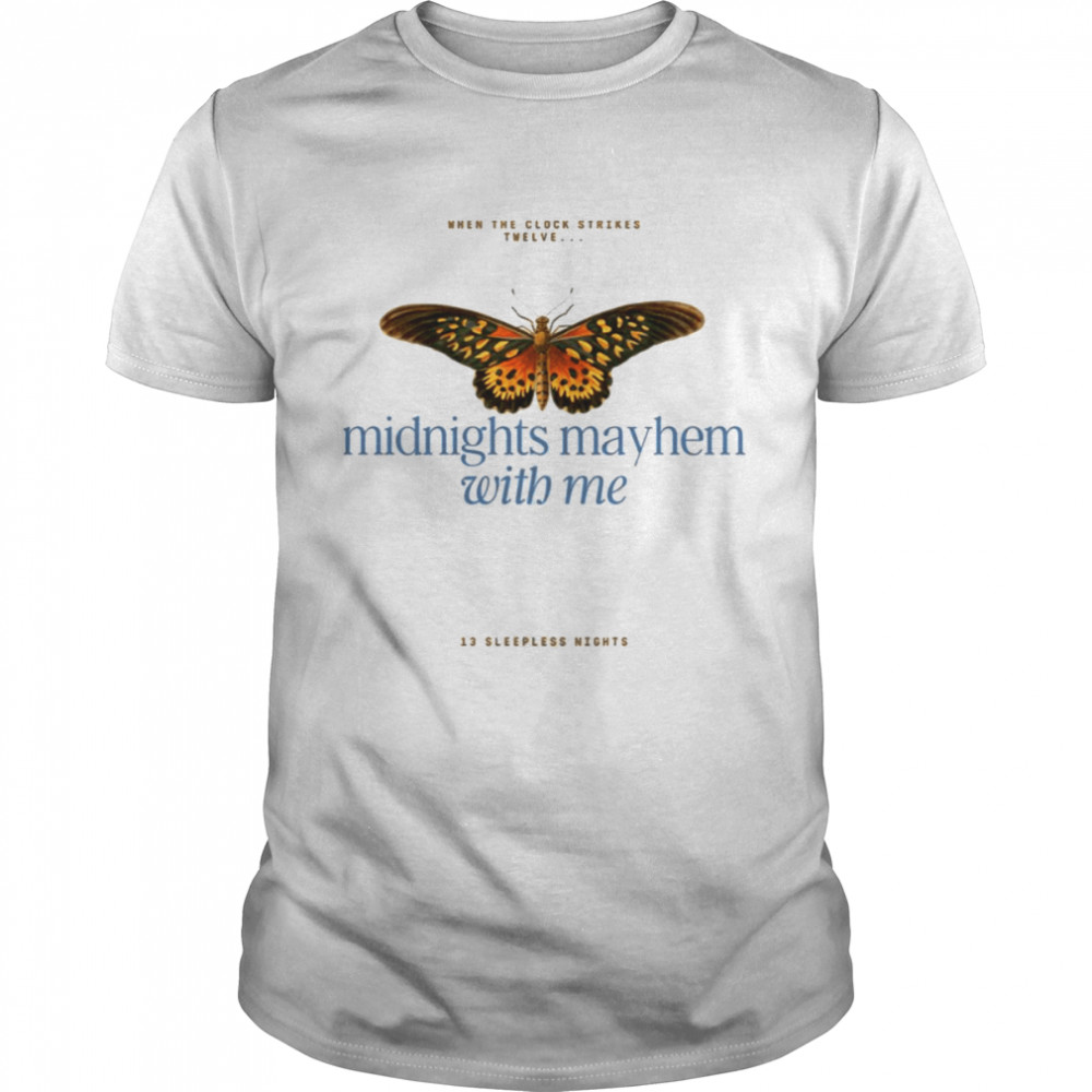 When The Clock Midnights Ts Taylor Swft shirt Classic Men's T-shirt