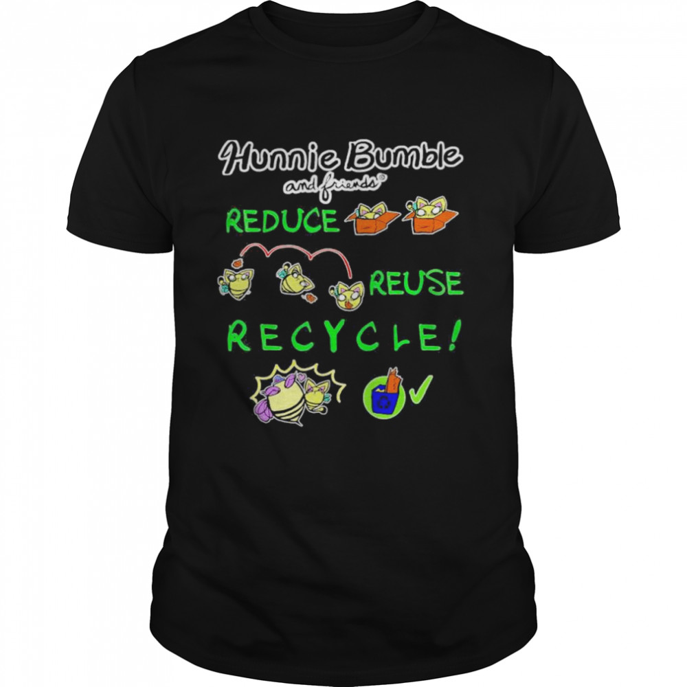 Hunnie Bumble and Friends Reduce Reuse Recycle Eco-friendly T- Classic Men's T-shirt