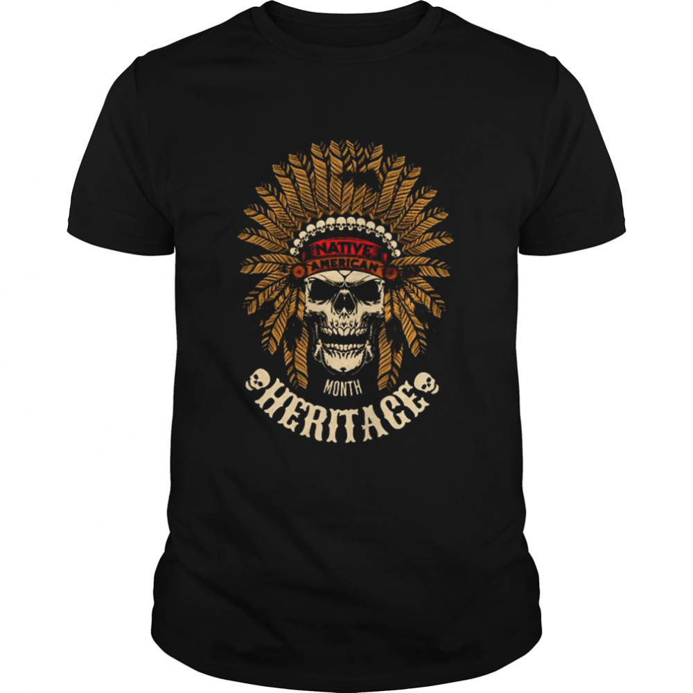 Illustration Native America Heritage Month November shirt Classic Men's T-shirt