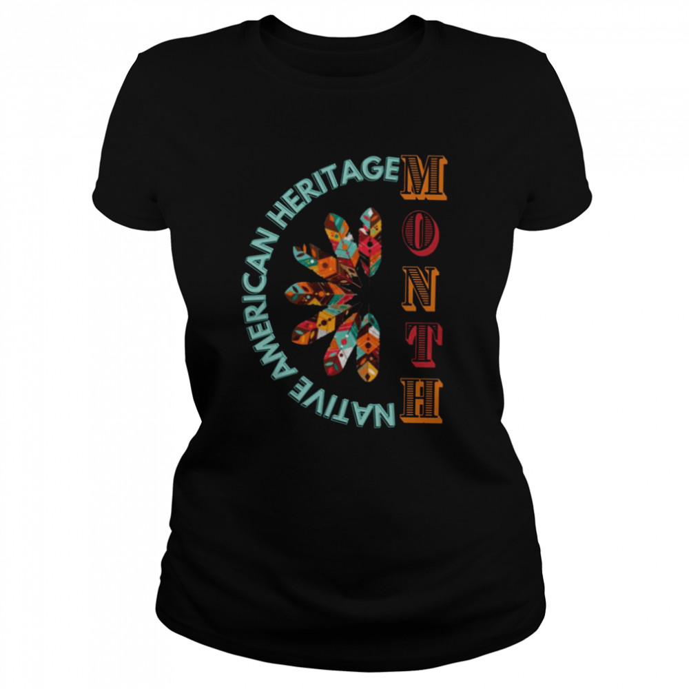 Indians Design Native America Heritage Month shirt Classic Women's T-shirt