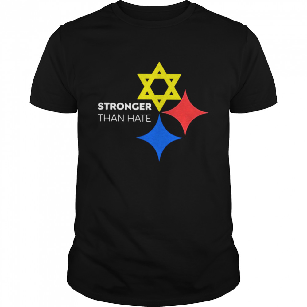 Stronger than hate Pittsburgh T-shirt Classic Men's T-shirt