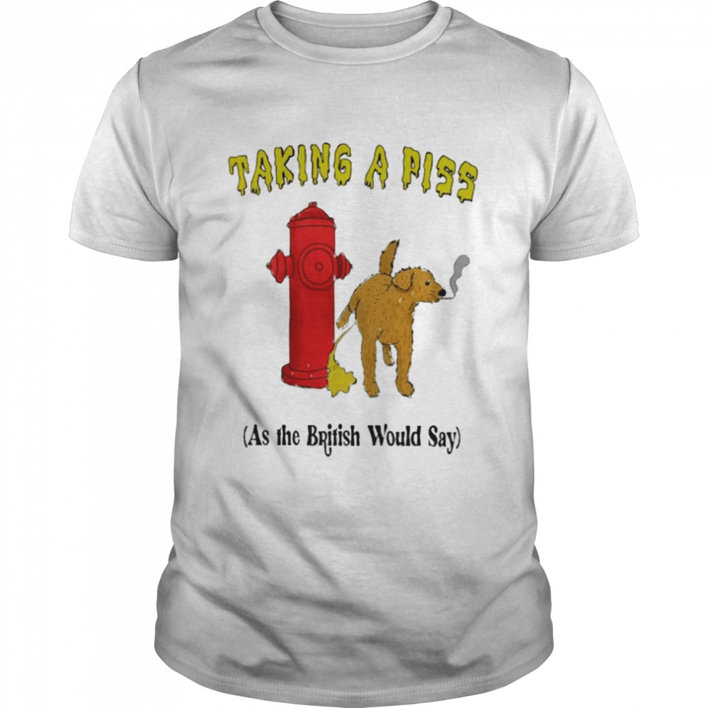 Taking a piss as the british would say T-shirt Classic Men's T-shirt