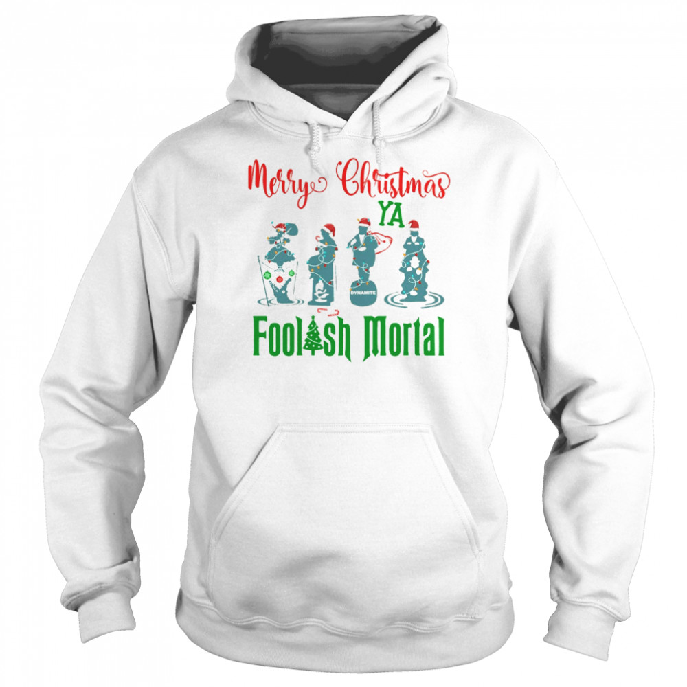 The Haunted Mansion Stretching Room Foolish Mortal Christmas Costume shirt Unisex Hoodie