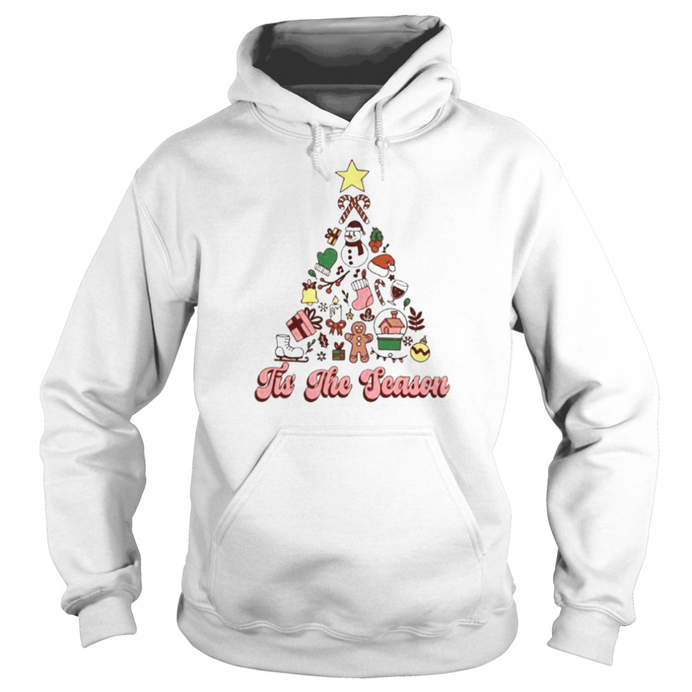 Tis The Season Christmas Comfort Colors Unisex Hoodie