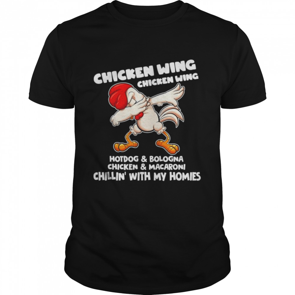 Viral Chicken Wing Chicken Wing Hot Dog Bologna Song Lyric T- Classic Men's T-shirt