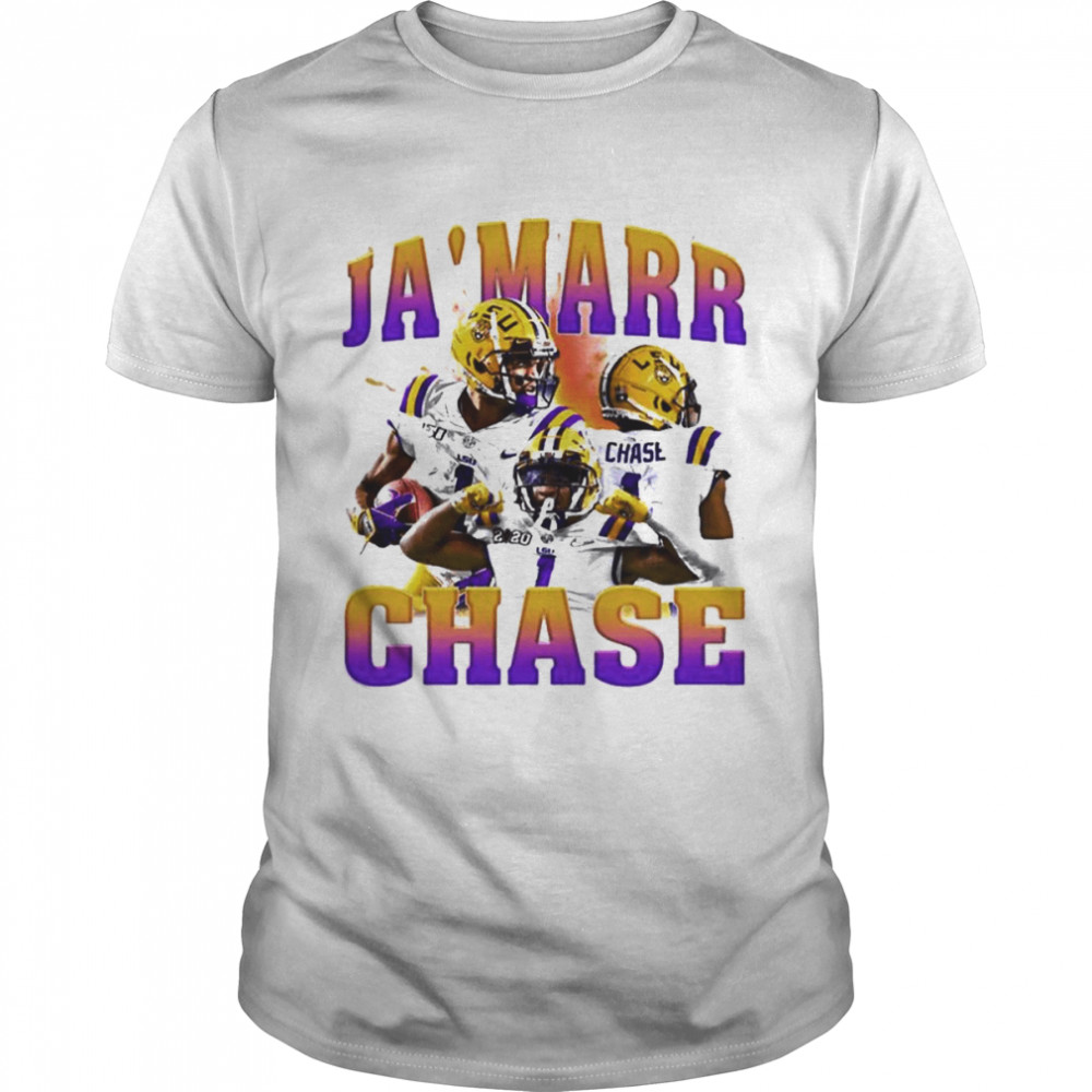 Ja'Marr Chase Cincinnati Bengals Youth Legend White Color Rush T-Shirt