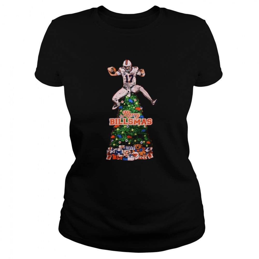 Josh Allen Merry Christmas Leap Tree shirt T Shirt Classic