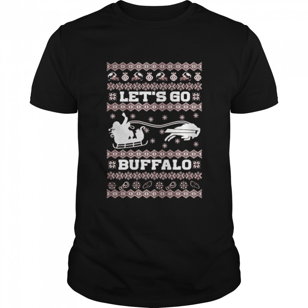 Let’s go Buffalo Bill merry Christmas Holiday tshirt