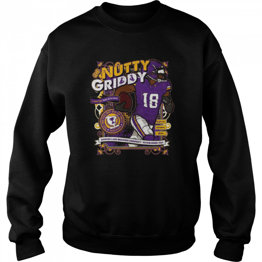 Justin Jefferson Nutty Griddy Shirt, hoodie, sweater, long sleeve and tank  top