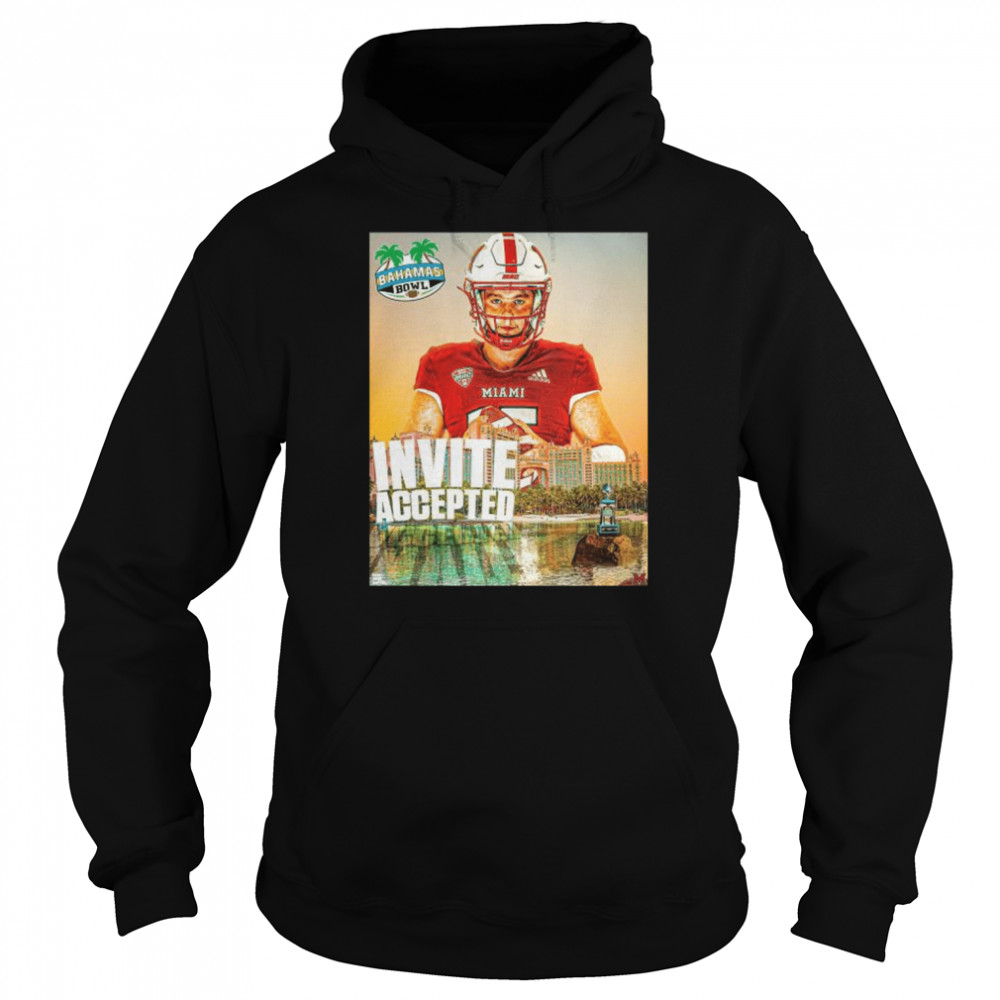 Bahamas Bowl Invite Accepted 2022 shirt Unisex Hoodie