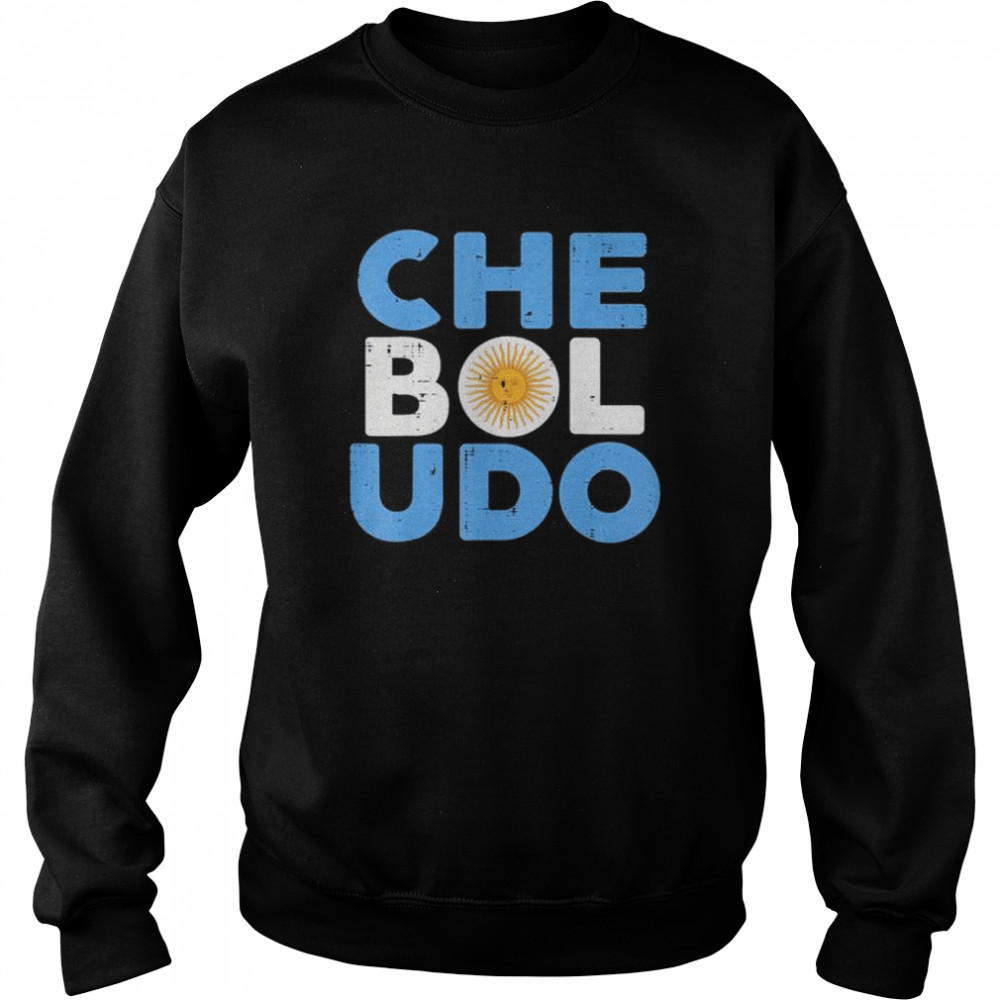 Che Bul Udo Argentina Flag Soccer Fan  Unisex Sweatshirt