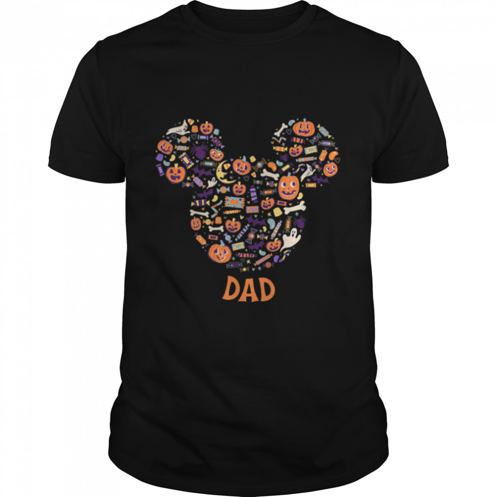 Disney Mickey Mouse Icon Halloween Dad T-Shirt B0B31ZCPYC