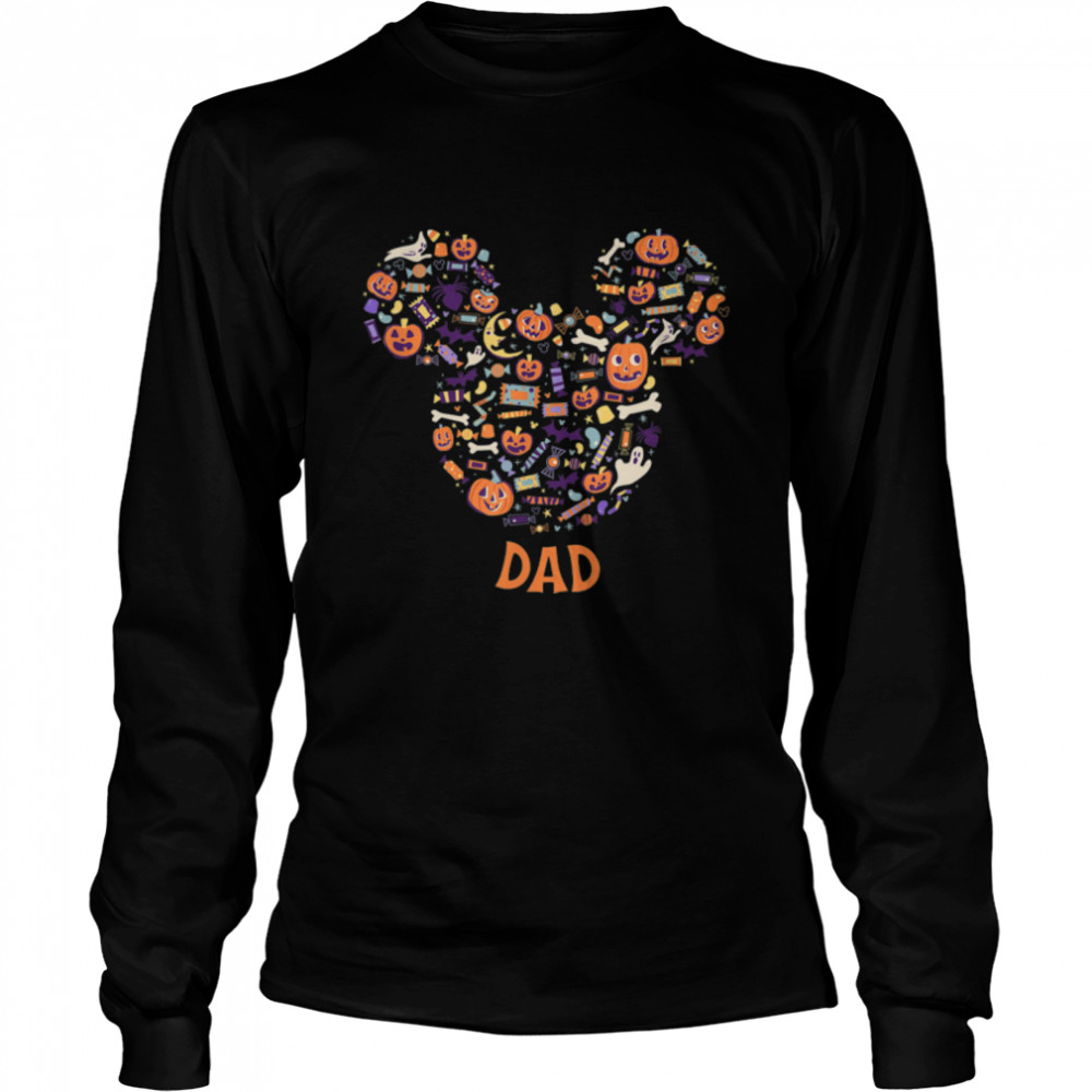 Disney Mickey Mouse Icon Halloween Dad T- B0B31ZCPYC Long Sleeved T-shirt