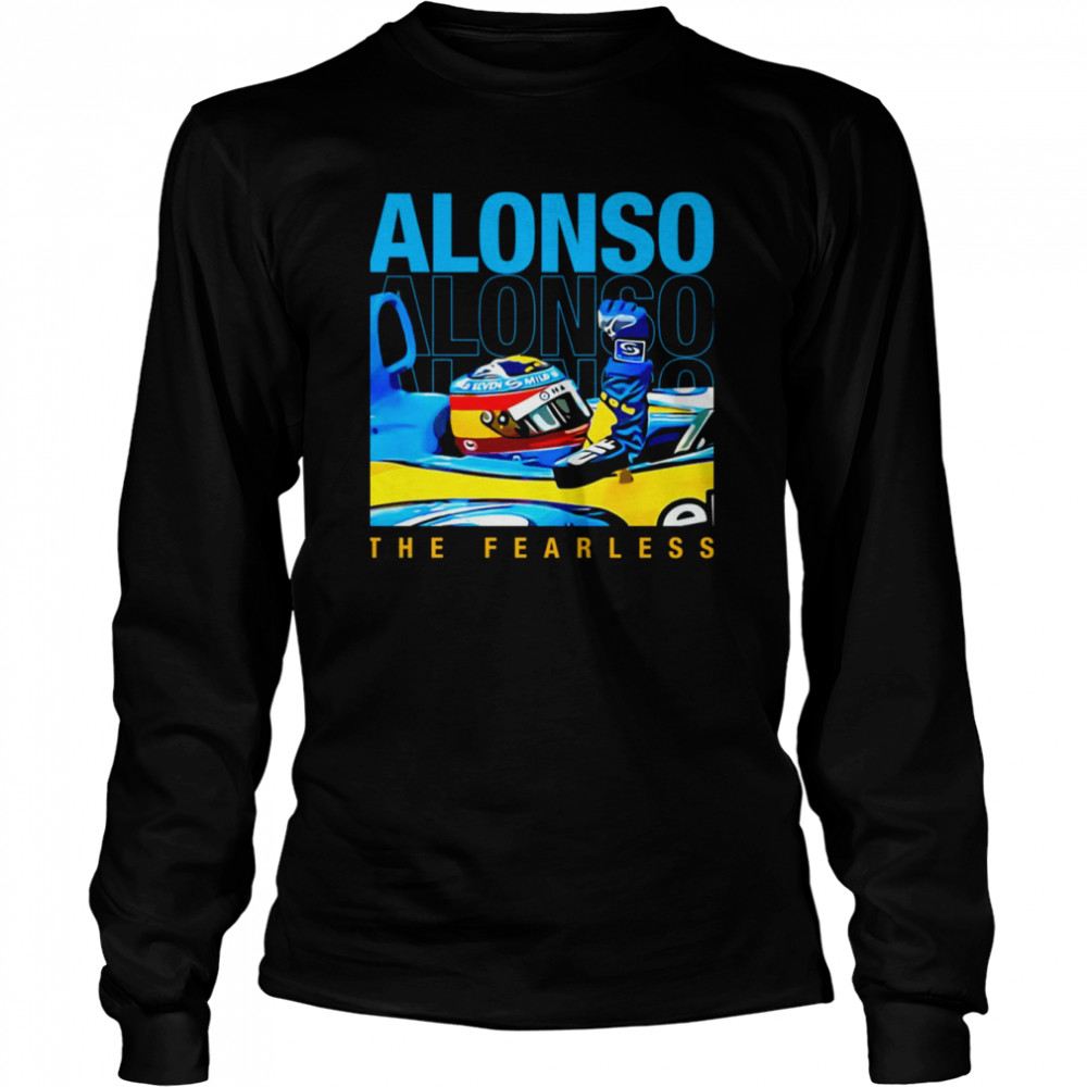 The Fearless Fernando Alonso Helmet F1 Champion 2005 2006 shirt Long Sleeved T-shirt