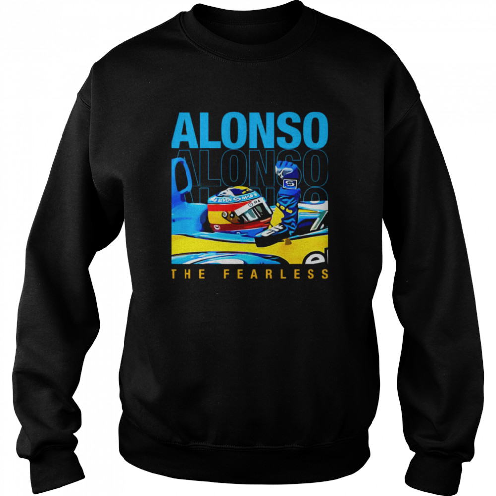 The Fearless Fernando Alonso Helmet F1 Champion 2005 2006 shirt Unisex Sweatshirt