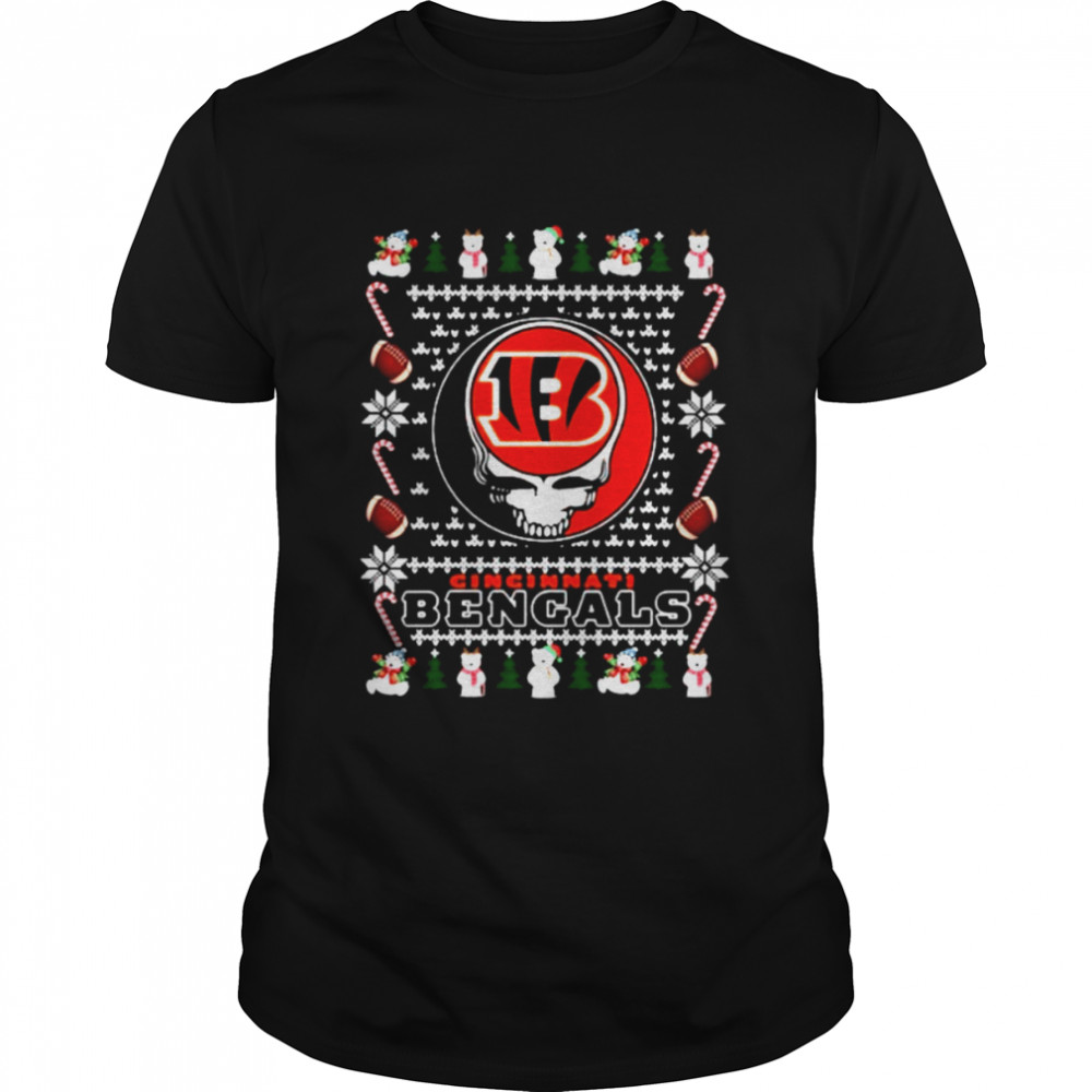 Bear Cincinnati Bengals Ugly Christmas Shirt